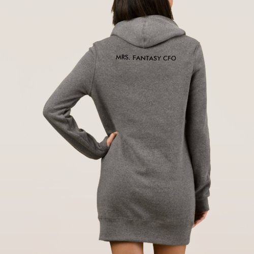 Womens MRS Fantasy CFO Hoodie Dress Cover up