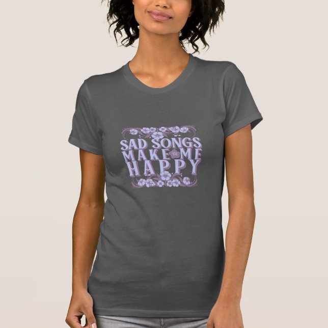 Womens music funny tshirts quote (Front)