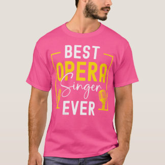 Womens Music Musical Choir Opera Singer T-Shirt