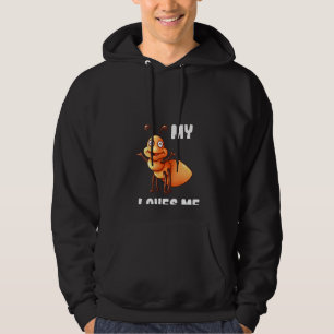 Womens My Aunt Loves Me Favorite Niece I Love My Hoodie