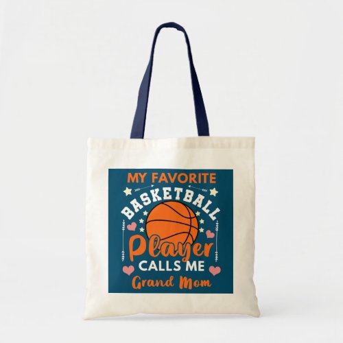 Womens My Favorite Basketball Player Calls Me Tote Bag