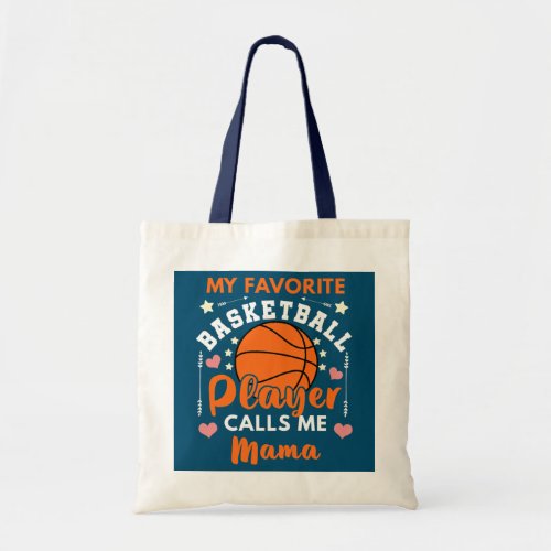 Womens My Favorite Basketball Player Calls Me Tote Bag