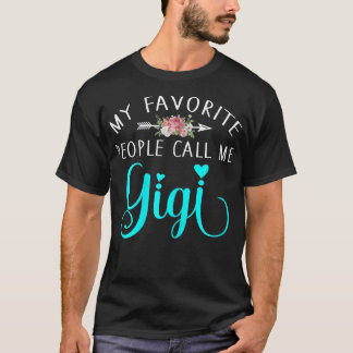 Womens My Favorite Nurse Call Me Gigi Nurses Grand T-Shirt