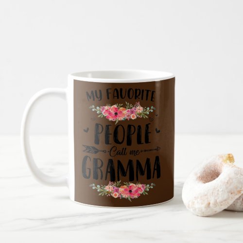 Womens My Favorite People Call Me Gramma Tee Coffee Mug