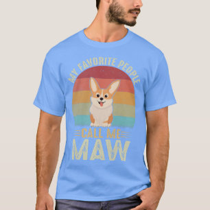 Womens My Favorite People Call Me Noni Cute Corgi T-Shirt