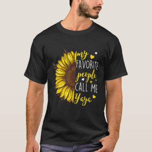 Womens My Favorite People Call Me Yaya Grandma Mot T-Shirt