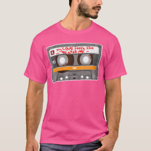 Womens My Love Feels Like 90'S Rb Music Mixtape Hu T-Shirt
