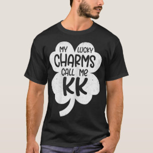 Womens My Lucky Charms Call Me Kk St Patricks Day  T-Shirt