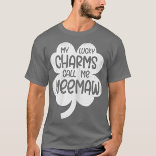 Womens My Lucky Charms Call Me Meemaw St Patricks T-Shirt
