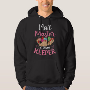 Womens Nail Tech for a Manicurist Hoodie