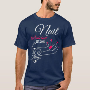 Womens Nail Technician Diploma Shirt Nail Tech