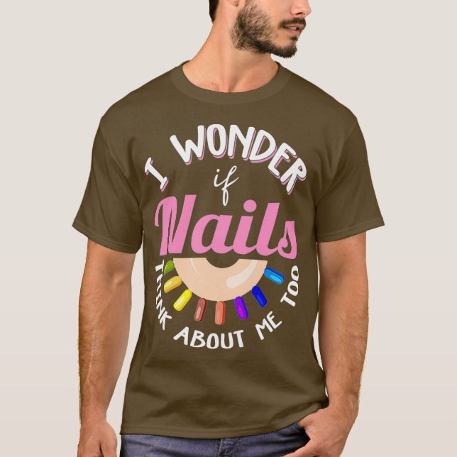 Womens Nail Technician Shirt Nail Tech Quote (Front)