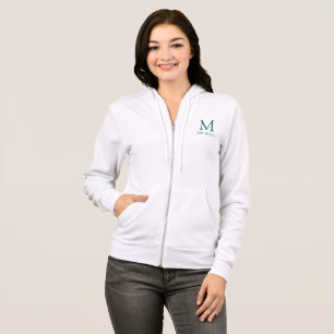 Womens Name Monogram Hoodies Clothing Apparel