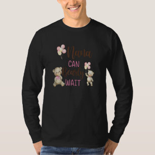 Womens Nana We Can Bearly Wait Gender Neutral Baby T-Shirt