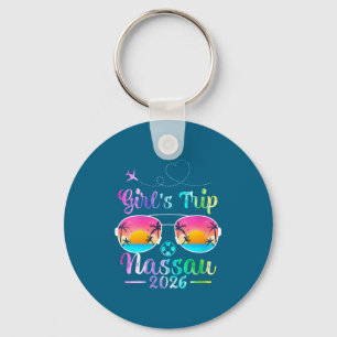 Women's nassau bahamas beach women girls trip 2026 keychain