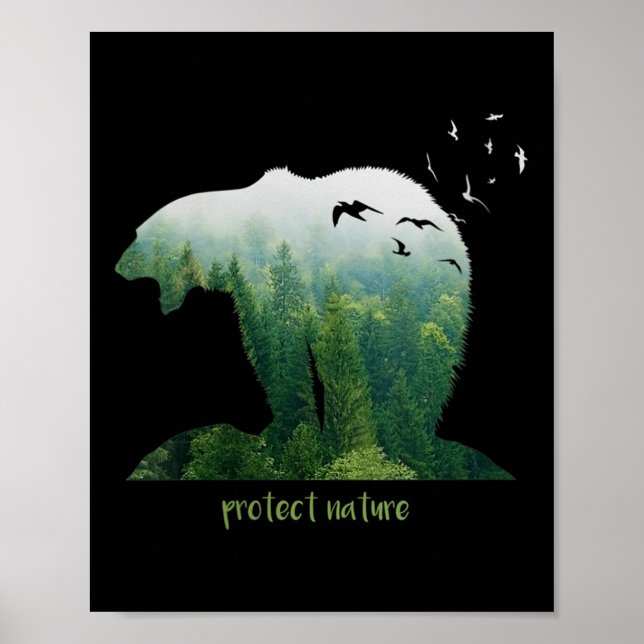 Womens Nature Protection Environmental Protection Poster (Front)