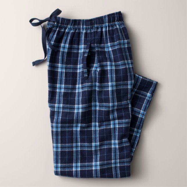 Women's Navy / Columbian Flannel Pajama Pants (Adult)