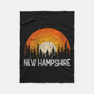 Womens New Hampshire - Vintage Men Women 70s 80s O Fleece Blanket