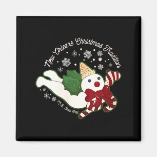 Womens New Orleans Mr Bingle Christmas Tradition S Magnet
