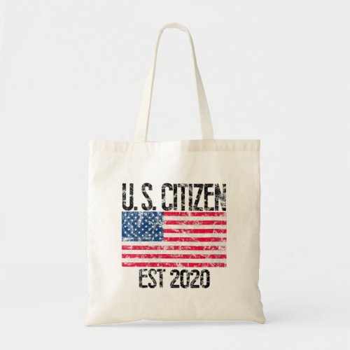 Womens New Us Citizen Est 2020 American Immigrant  Tote Bag