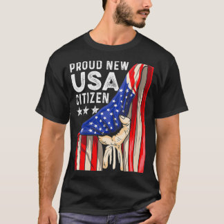 Womens New USA Citizen American US Citizenship Jul T-Shirt