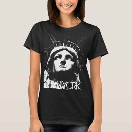 Womens New York Shirt Statue of Liberty T_shirt