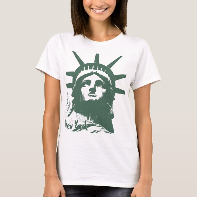 Women's New York Shirt Statue of Liberty T-shirt (Front)