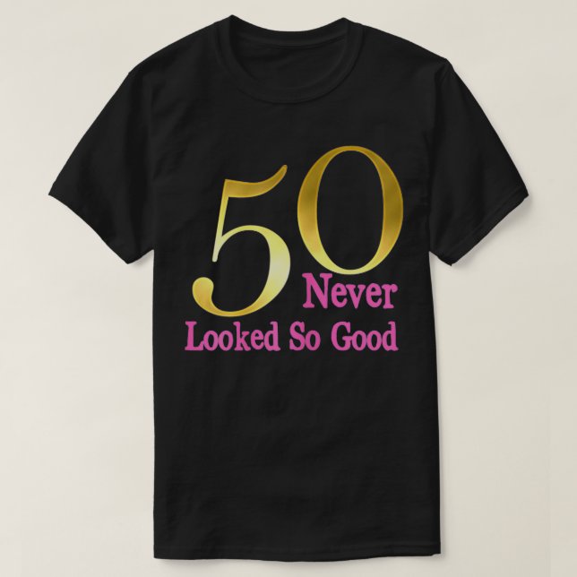 Womens Nice 50th Birthday Cool 50 Years Old Birthd T-Shirt (Design Front)