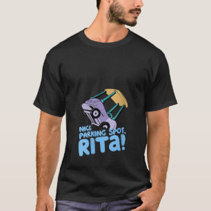 Womens Nice Parking Spot Rita Funny V Neck T-Shirt