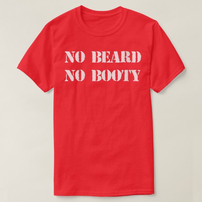 Womens No Beard No booty VNeck  T-Shirt (Design Front)