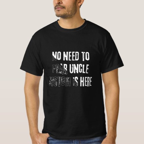 Womens No Need To Fear Uncle Larry Is Here Persona T_Shirt