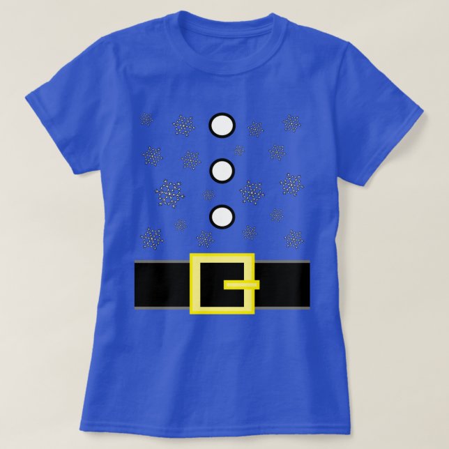 Women's Novelty Christmas SANTA'S ELF SUIT COSTUME T-Shirt (Design Front)