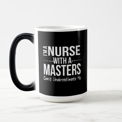 Womens Nurse Masters Degree MSN Nursing Student Magic Mug