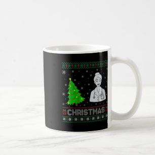 Womens Nurse Practitioner Xmas Tree Lighting Ugly Coffee Mug
