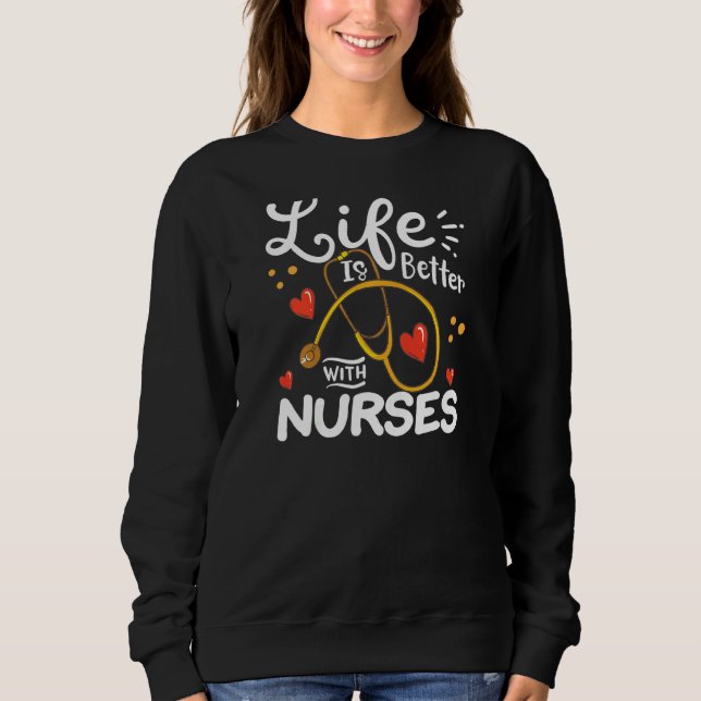 Womens Nurse Sweatshirt (Front)