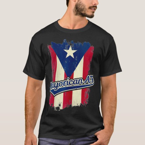 Womens Nuyorican AF Puerto Rican Camisa Para Mujer T_Shirt