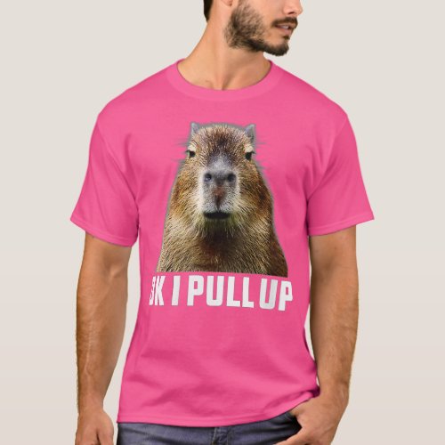 Womens Ok I Pull Up Capybara VNeck  T_Shirt