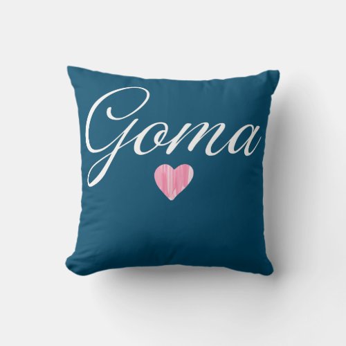 Womens Oma Goma for New Mom Mothers Day  Throw Pillow