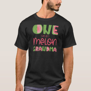 Womens One In A Melon Grandma Cute Watermelon Firs T-Shirt