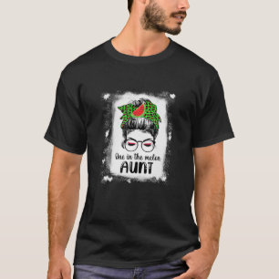 Womens One In The Melon Aunt Leopard Watermelon Me T-Shirt
