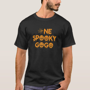 Womens One Spooky Gogo Group Matching Halloween Co T-Shirt