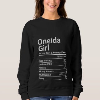 Womens ONEIDA GIRL NY NEW YORK Funny City Home Roo Sweatshirt