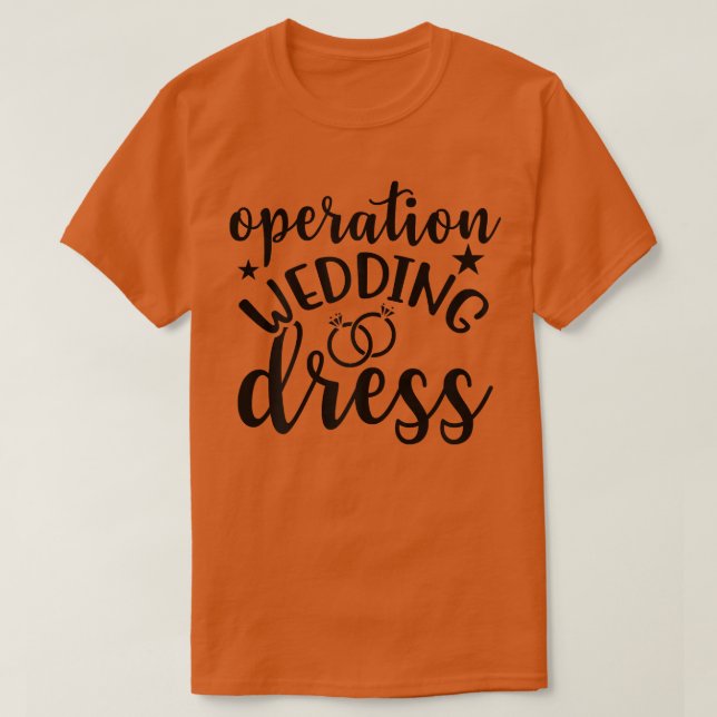 Womens Operation Wedding Dress Matching Wedding Ba T-Shirt (Design Front)