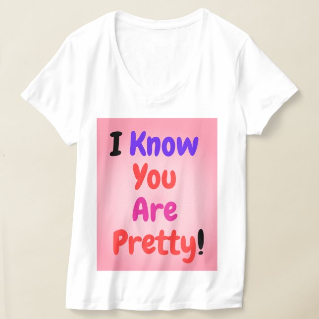Women's or Girl's Custom T-Shirt  (Laydown)