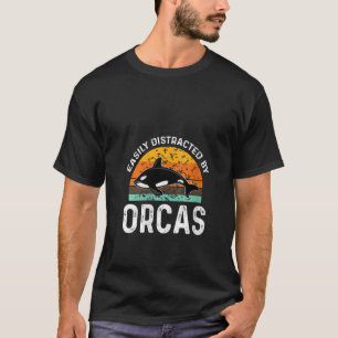 Womens Orca Graphic For Women Men Kids Whale V N T-Shirt