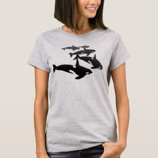 Women's Orca Whale T-Shirt Plus Size Orca Shirt