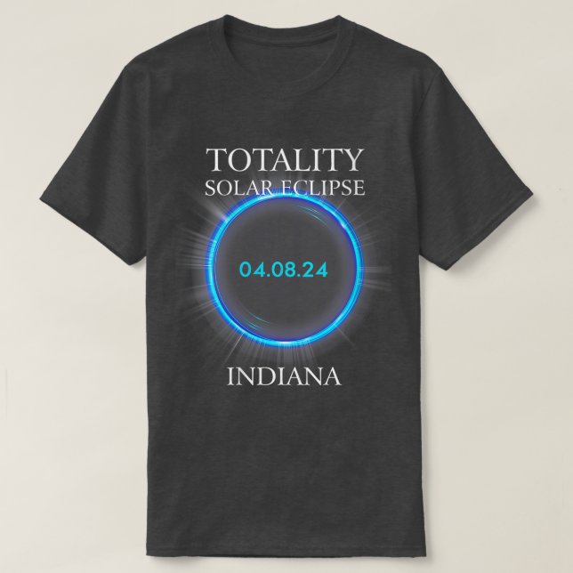 Womens otal Solar Eclipse 2024 Indiana 04  T-Shirt (Design Front)