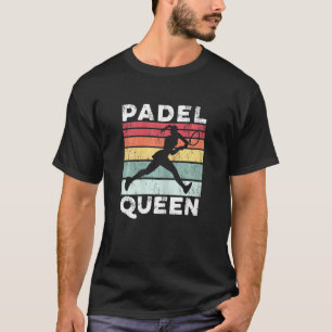Womens Padel Queen Tennis Sprayer T-Shirt