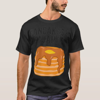 Womens Pancakes And Pajamas Sleepover Morning Panc T-Shirt