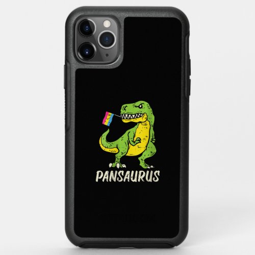 Womens Pansaurus Trex Dinosaur Pansexual Flag OtterBox Symmetry iPhone 11 Pro Max Case